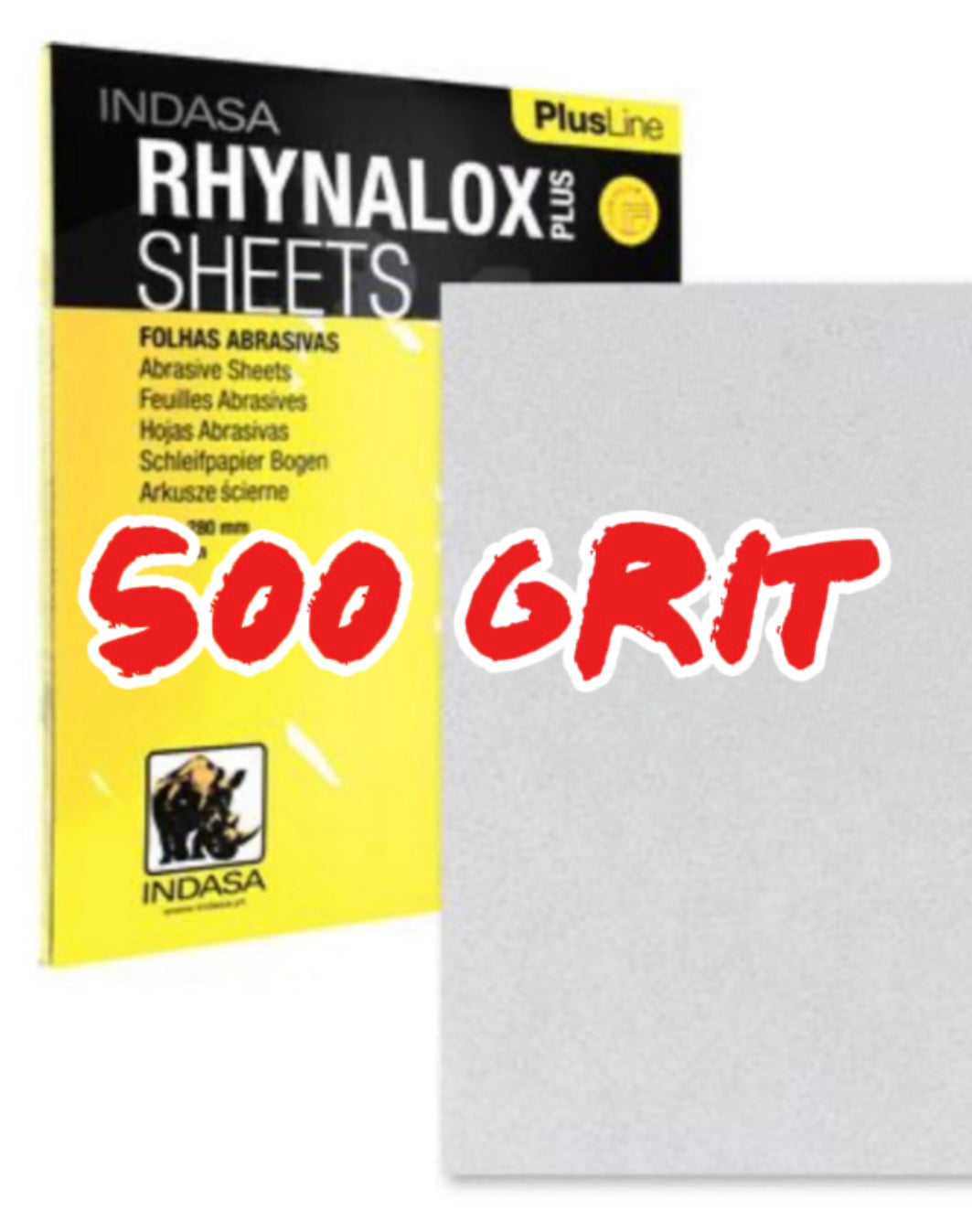500 grit 9x11 sheets 50ct